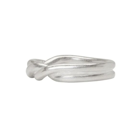 Maison Martin Margiela Silver Twisted Ring - Picture 3 of 5